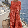 Aurora – Watercolour Floral Midi Dress