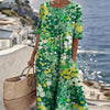 Aurora – Watercolour Floral Midi Dress